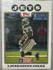 Lavernanues Coles [HoloFoil] Football Cards 2008 Topps Kickoff Prices