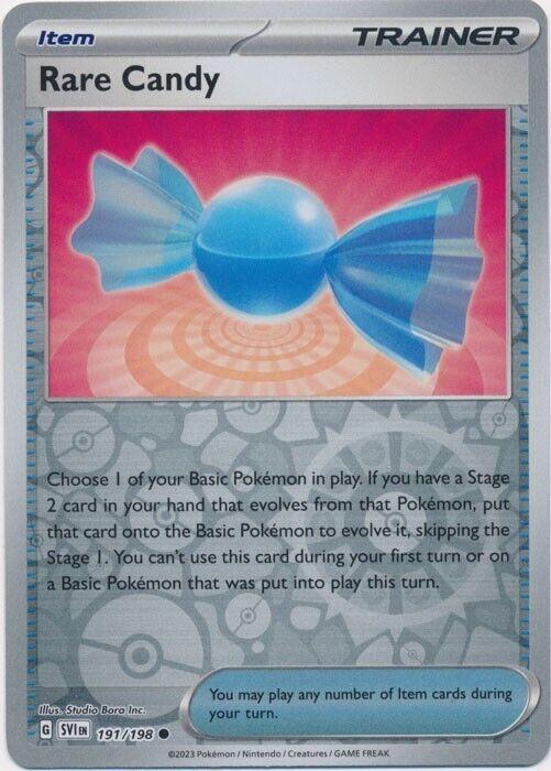 Rare Candy [Reverse Holo] 191 Prices Pokemon Scarlet & Violet Pokemon Cards