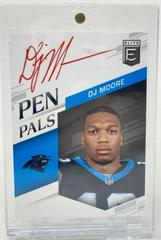 DJ Moore [Red Ink] Football Cards 2018 Donruss Elite Pen Pals Prices