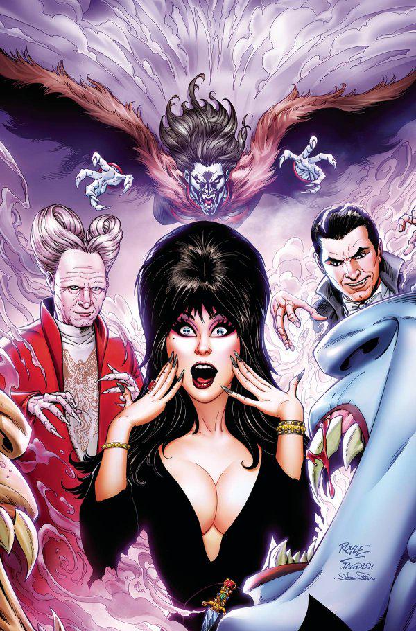 Elvira in Monsterland [Royle Virgin] #1 (2023) Comic Books Elvira in Monsterland