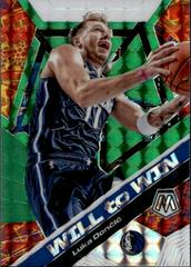 Luka Doncic [Green Mosaic] #13 Basketball Cards 2019 Panini Mosaic Will to Win Prices