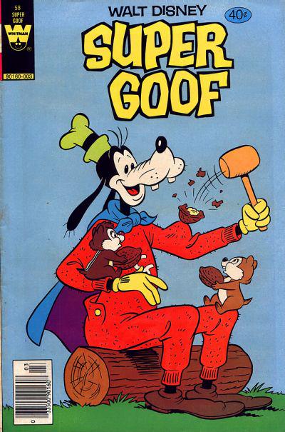 Walt Disney Super Goof #58 (1980) Comic Books Walt Disney Super Goof