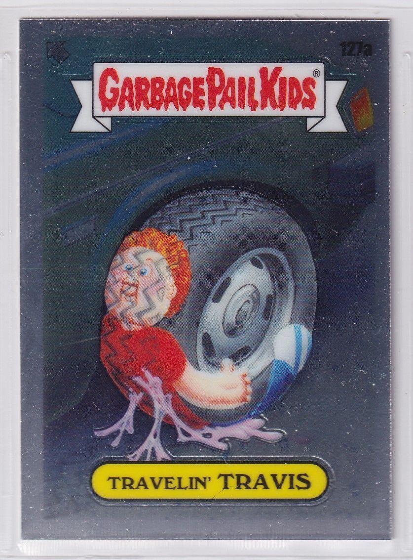 TRAVELIN' TRAVIS #127a 2021 Garbage Pail Kids Chrome