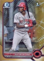 Elly De LA Cruz [Gold Refractor] #BCP-50 Baseball Cards 2022 Bowman Chrome Prospects Prices