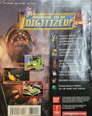 Back Cover | Digimon World [Prima] Strategy Guide