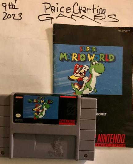 Super Mario World | Item and Manual only | Super Nintendo