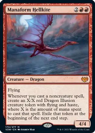 Manaform Hellkite [Foil] #170 Magic Innistrad: Crimson Vow