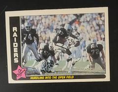 Raiders [Hurdling Into the Open...] Football Cards 1985 Fleer Team Action Prices
