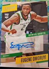 Eugene Omoruyi #PBEUO [RC] #PBEUO Basketball Cards 2021 Panini Chronicles Draft Picks Prestige Bonus Shots Signatures Prices