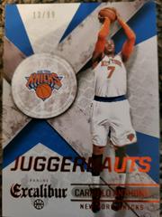 Carmelo Anthony Basketball Cards 2014 Panini Excalibur Juggernauts Prices