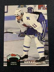 Owen Nolan Hockey Cards 1992 Stadium Club Prices