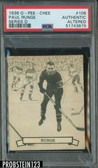 Paul Runge [Series D] Hockey Cards 1936 O-Pee-Chee Prices