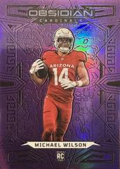 Michael Wilson [Purple Electric Etch] #103 Football Cards 2023 Panini Obsidian Prices
