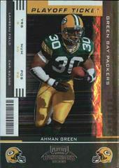 Ahman Green [Playoff Ticket] #36 Football Cards 2005 Playoff Contenders Prices