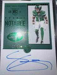 Ahmad 'Sauce' Gardner [Emerald] #RNS-AG Football Cards 2022 Panini Encased Rookie Notable Signatures Prices