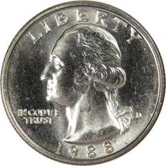 1988 D Coins Washington Quarter Prices