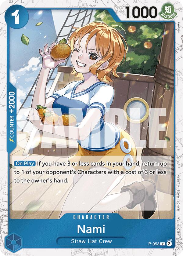 Nami [P-053 Foil] P-053 One Piece Premium Booster