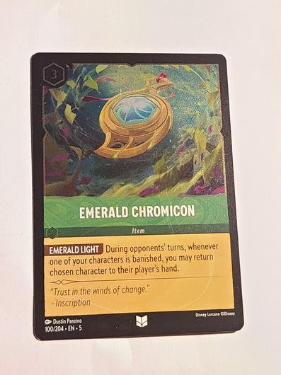 Emerald Chromicon [Foil] #100 photo