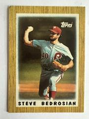 Steve Bedrosian #27 Baseball Cards 1987 Topps Mini League Leaders Prices