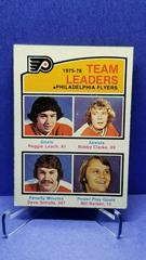Flyers Team Leaders #391 Hockey Cards 1976 O-Pee-Chee Prices