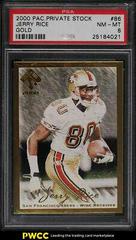 Jerry Rice [Gold] #86 Football Cards 2000 Pacific Private Stock Prices