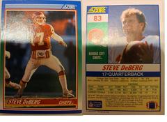 Steve DeBerg Football Cards 1990 Panini Score Prices