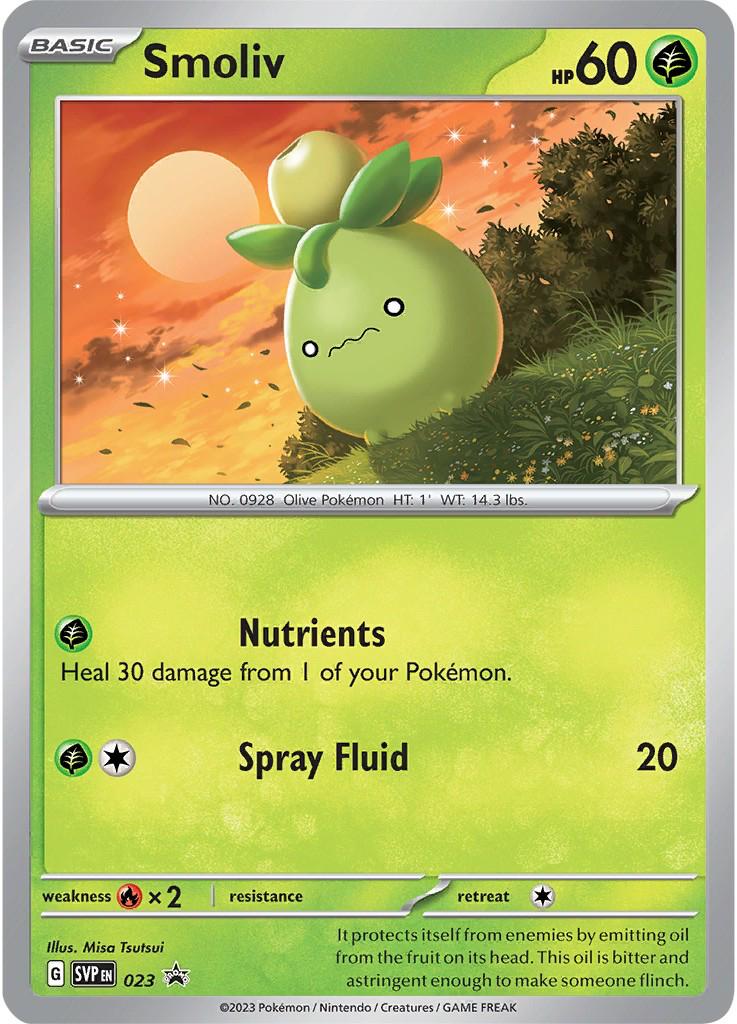 Smoliv #23 Pokemon Promo