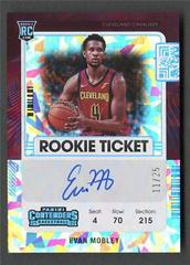 Evan Mobley [Autograph Cracked Ice] #103 Basketball Cards 2021 Panini Contenders Prices