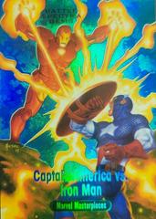 Captain America vs. Iron Man [Battle Spectra] #BS-9 Marvel 2016 Masterpieces Prices