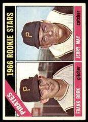 Pirates Rookies [Bork, May] #123 Baseball Cards 1966 Topps Prices