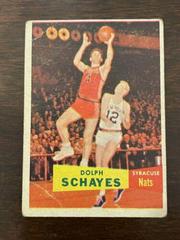 Dolph Schayes #13 Basketball Cards 1957 Topps Prices