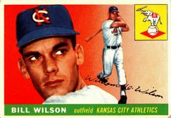Bill Wilson #86 Baseball Cards 1955 Topps Prices