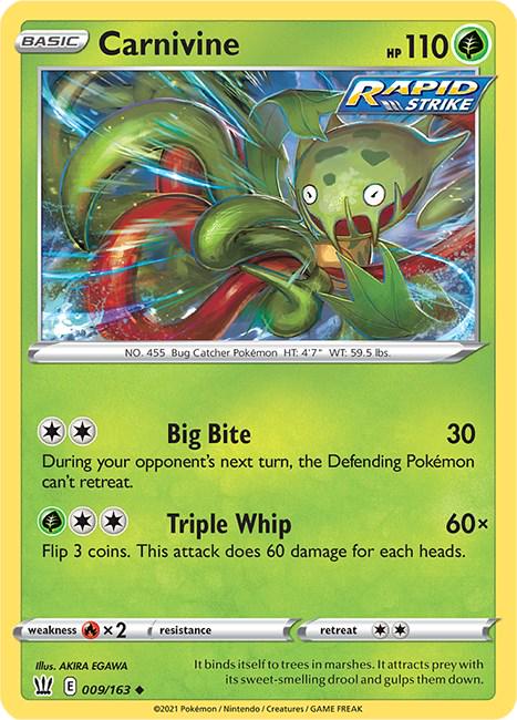 Carnivine #9 Prices | Pokemon Battle Styles | Pokemon Cards