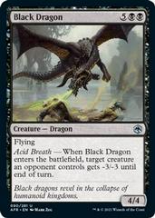Black Dragon [Foil] Magic Adventures in the Forgotten Realms Prices
