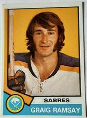 Craig Ramsay [Error Name on Front Is Graig] Hockey Cards 1974 O-Pee-Chee Prices