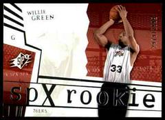 Willie Green #142 Basketball Cards 2003 Spx Prices