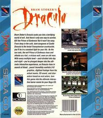 Bram Stoker'S Dracula - Back | Bram Stoker's Dracula Sega CD