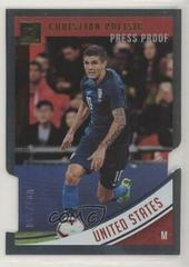 Christian Pulisic [Press Proof Die Cut] Soccer Cards 2018 Panini Donruss Prices