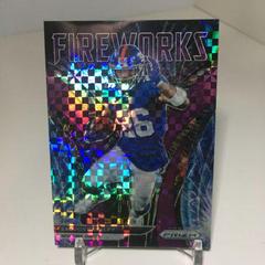 Saquon Barkley [Purple Power Prizm] #F-1 Football Cards 2021 Panini Prizm Fireworks Prices