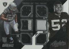 Khalil Mack #KM Football Cards 2014 Panini Absolute Tools of the Trade Complete Rookies Prices