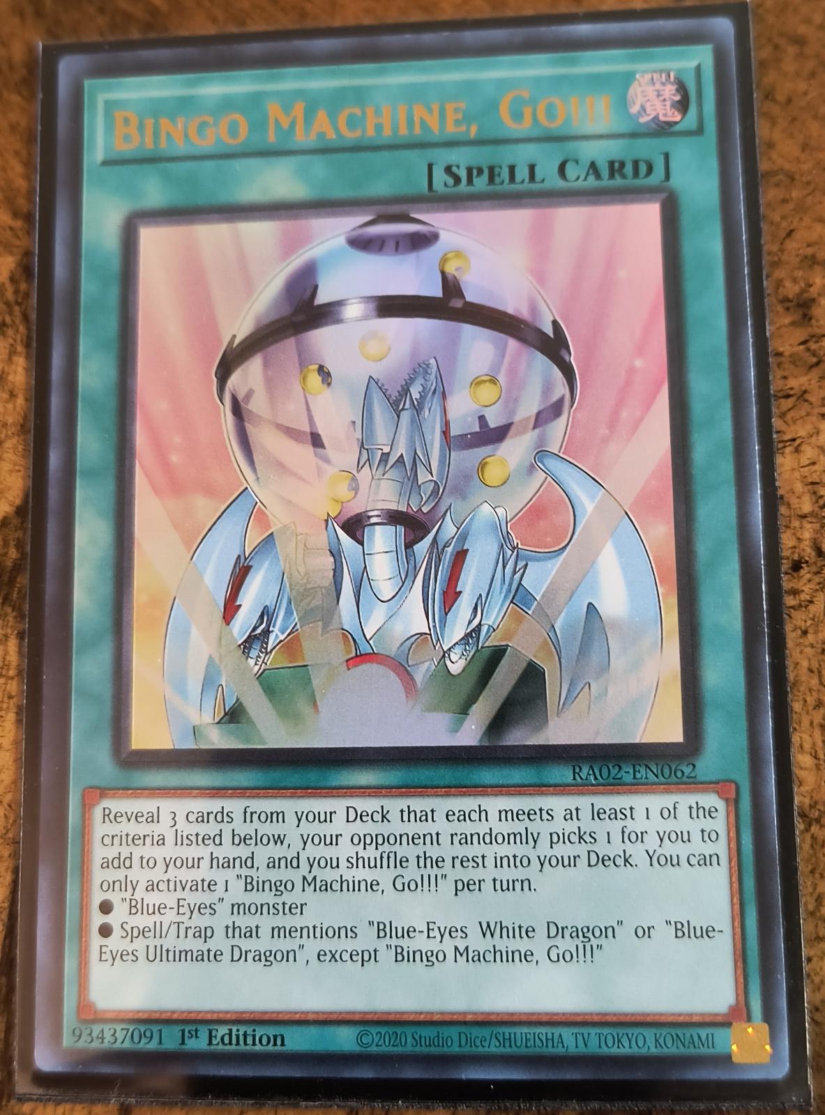 Bingo Machine, Go!!! [Ultra Rare] RA02-EN062 YuGiOh 25th Anniversary Rarity Collection II