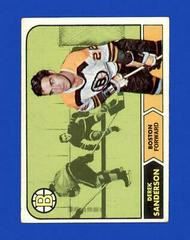 Derek Sanderson #6 Hockey Cards 1968 Topps Prices