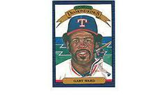 Gary Ward [Diamond Kings] #20 Baseball Cards 1986 Leaf Prices