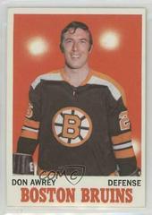 Don Awrey Hockey Cards 1970 Topps Prices