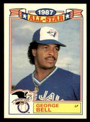 George Bell #6 Baseball Cards 1988 Topps All Star Glossy Set of 22 Prices