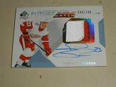 Dominic Turgeon [Autograph Patch] Hockey Cards 2018 SP Authentic Prices