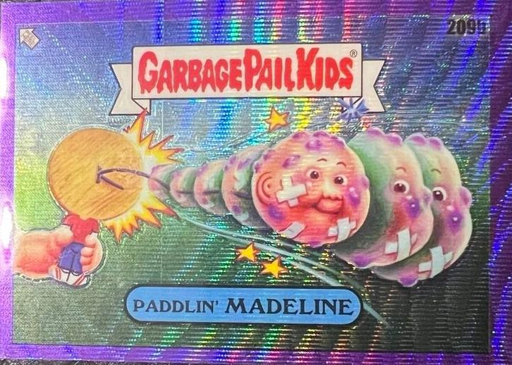 Paddlin' MADELINE [Purple Wave] #209b 2023 Garbage Pail Kids Chrome