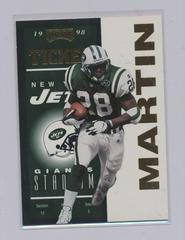 Curtis Martin [Gold] #54 Football Cards 1998 Playoff Contenders Ticket Prices