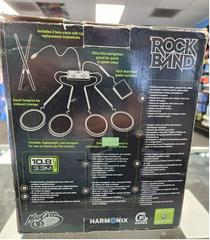 Back Of Box | Rock Band Portable Drum Kit Xbox 360