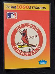 Cardinals Baseball Cards 1991 Fleer Team Logo Stickers Top 10 Prices